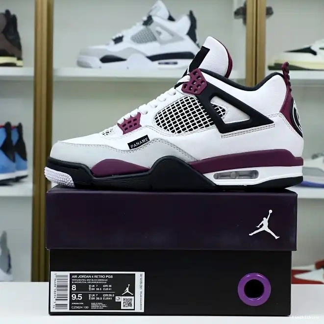 SAINT-GERMAIN JORDAN AIR 'BORDEAUX' JORDAN Kimikick PARIS AIR 4 X RETRO 0515